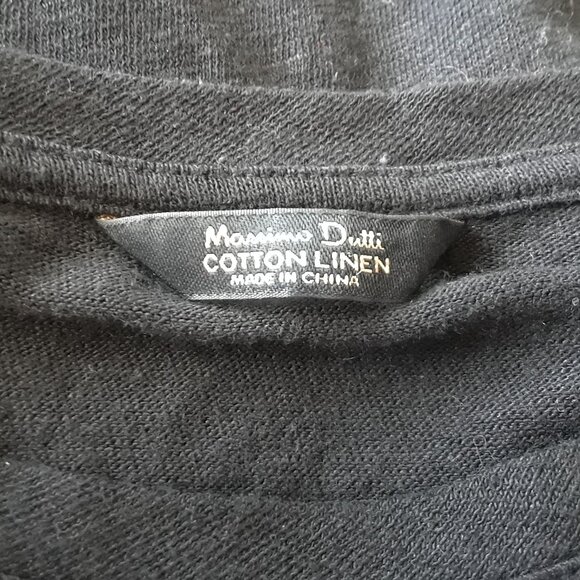 Massimo Dutti Linen Cotton T-Shirt XL - Picture 4 of 7